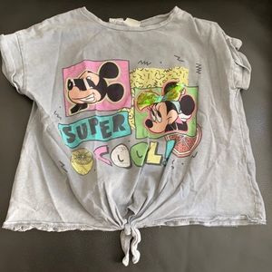 Disney Mickey and Minnie mouse top